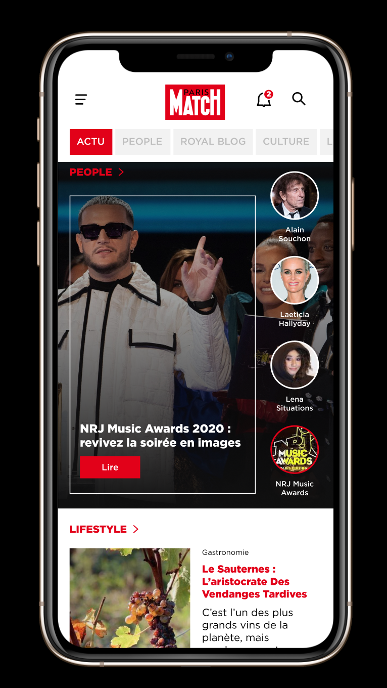 Paris Match App — People, NRJ Music Awards
